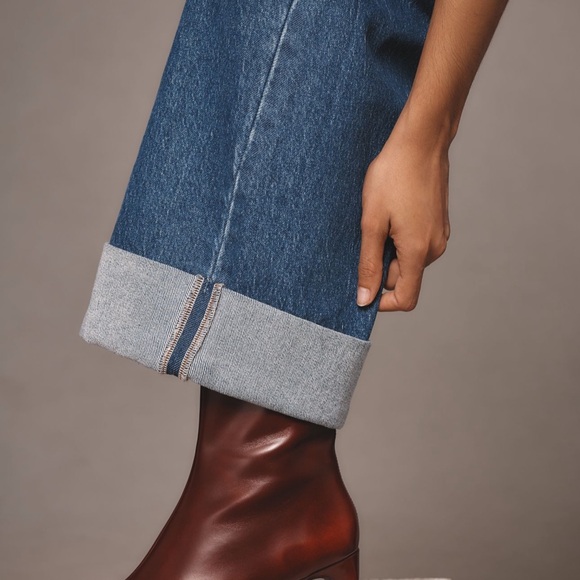 Anthropologie Pilcro The Austyn High Rise Cuffed Wide Leg Jeans - Picture 2 of 5